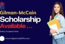 Gilman-McCain Scholarship 2025 - Deadline October 10, 2024